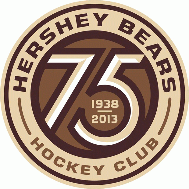 Hershey Bears 2012 13 Anniversary Logo iron on heat transfer